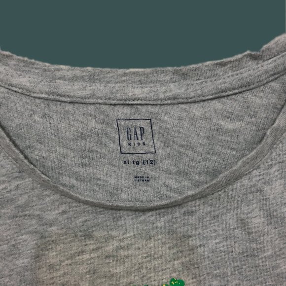 GAP KIDS, Medium, Long Sleeve Shirts, Gray, Age 8-10 - Picture 5 of 5